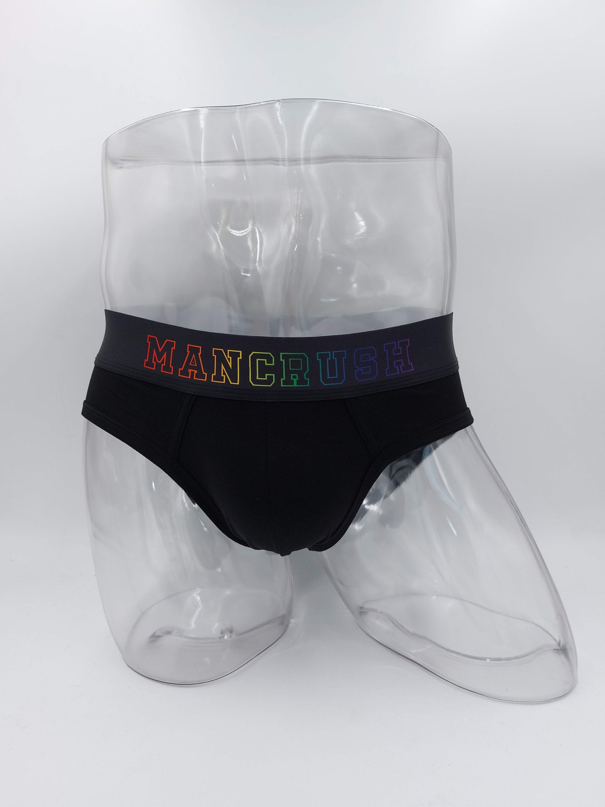 Mancrush Brief - Pride Black - Mancrush Apparel