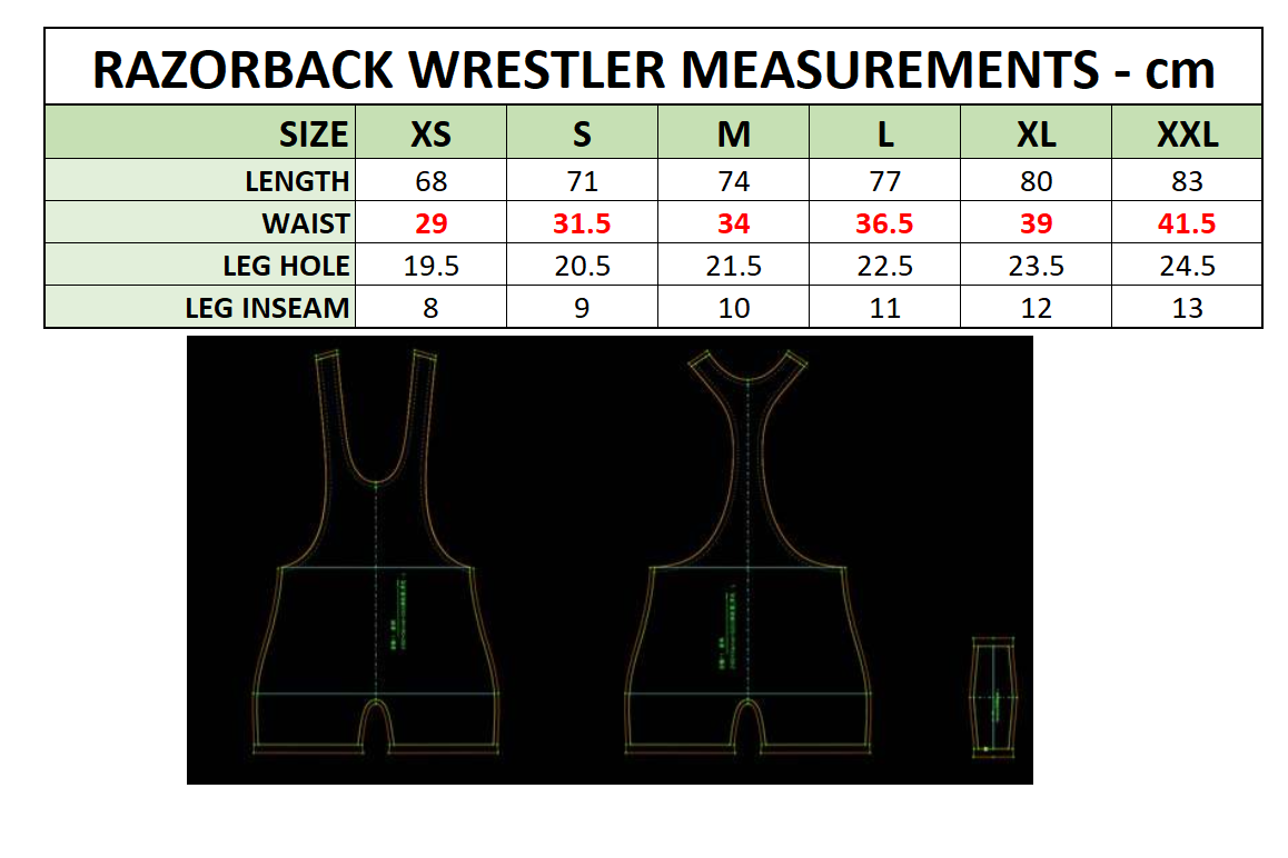 BLACKHAWK - Razorback Wrestler - Mancrush Apparel