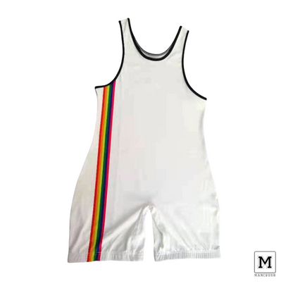 PRIDE - White Highback Wrestler - Mancrush Apparel