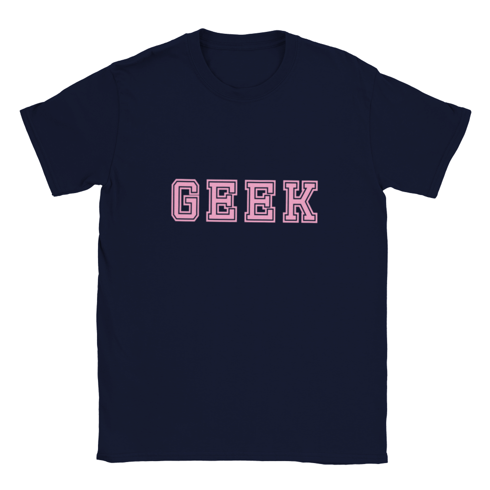 GEEK (Pink) - Classic Crew T-shirt - Mancrush Apparel